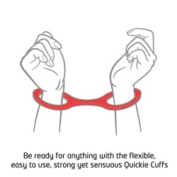 Quickie Cuffs Red (Medium) Quickie Cuffs Red (Medium)
