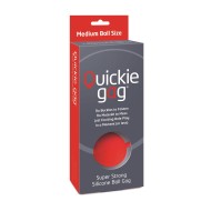 Quickie Gag Medium Ball - Red