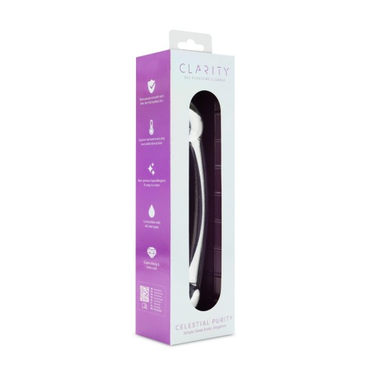 Clarity - Glass Dildo - Celestial Purity Clarity - Glass Dildo - Celestial Purity