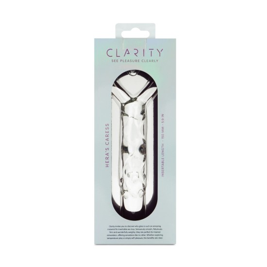 Clarity - Glass Dildo - Hera's Caress Clarity - Glass Dildo - Hera's Caress