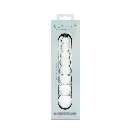 Clarity - Glass Dildo - Elysian Pearls Clarity - Glass Dildo - Elysian Pearls