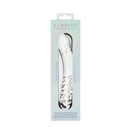 Clarity - Glass Dildo - Celestial Desire Clarity - Glass Dildo - Celestial Desire
