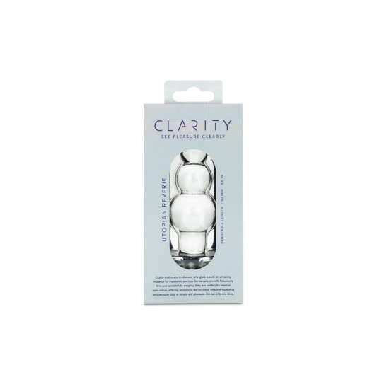 Clarity - Glass Dildo - Utopian Reverie Clarity - Glass Dildo - Utopian Reverie