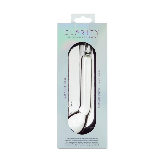 Clarity - Glass Dildo - Hera's Halo Clarity - Glass Dildo - Hera's Halo