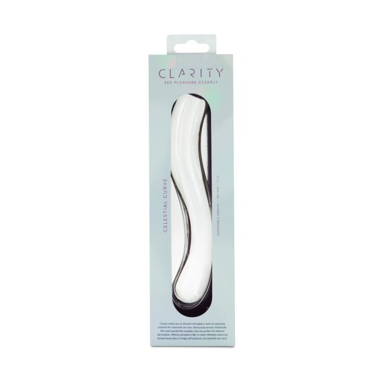 Clarity - Glass Dildo - Celestial Curve Clarity - Glass Dildo - Celestial Curve