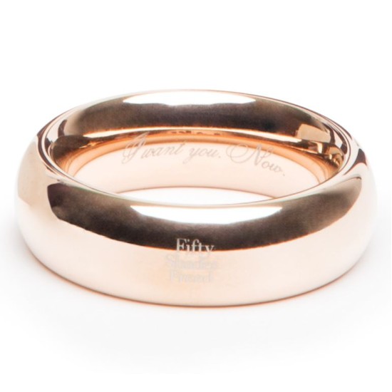 Fifty Shades Freed I Want You. Now. Steel Love Ring Fifty Shades Freed I Want You. Now. Steel Love Ring