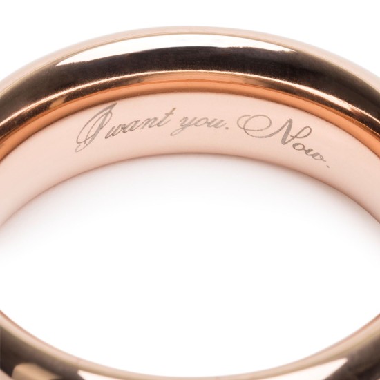Fifty Shades Freed I Want You. Now. Steel Love Ring Fifty Shades Freed I Want You. Now. Steel Love Ring
