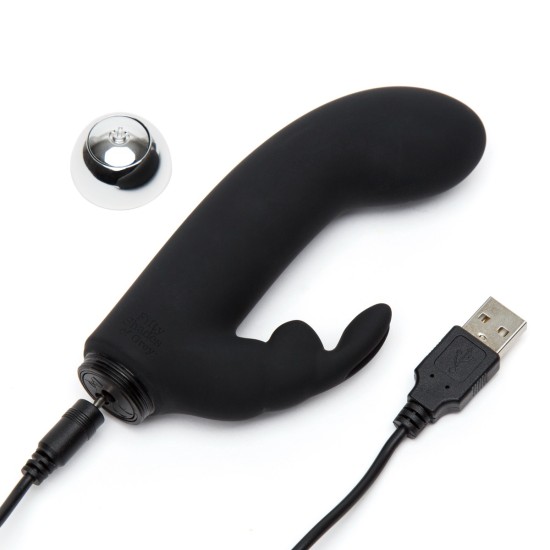 Fifty Shades of Grey Greedy Girl Rechargeable Mini Rabbit Vibrator Fifty Shades of Grey Greedy Girl Rechargeable Mini Rabbit Vibrator