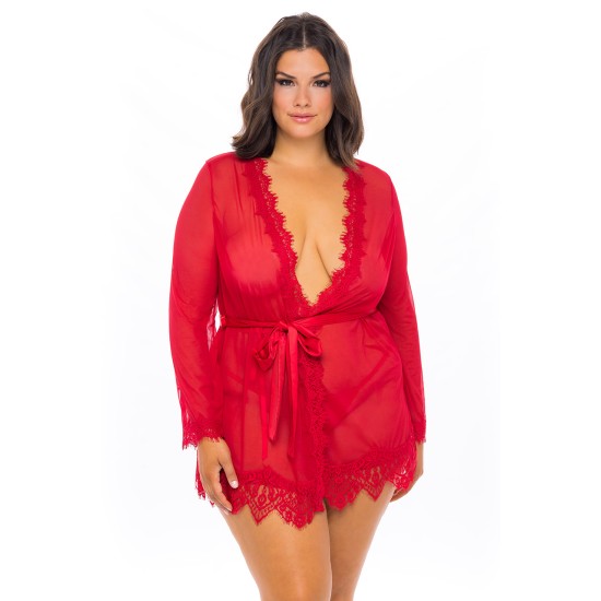 Oh La La Cheri - Provence Robe Plus - 1X/2X - Red