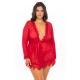 Oh La La Cheri - Provence Robe Plus - 1X/2X - Red