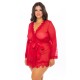 Oh La La Cheri - Provence Robe Plus - 3X/4X -Red