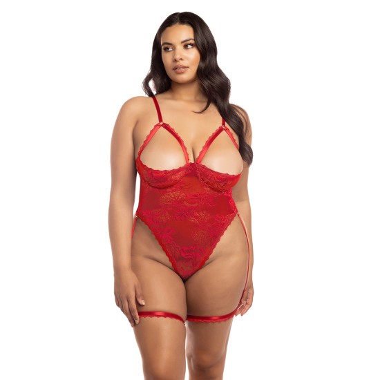 Oh La La Cheri - Elayne Teddy Plus - 1X/2X - Red