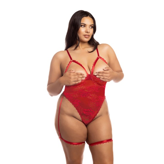Oh La La Cheri - Elayne Teddy Plus - 3X/4X - Red Oh La La Cheri - Elayne Teddy Plus - 3X/4X - Red