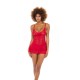 Oh La La Cheri - Valentine Babydoll XL Red Oh La La Cheri - Valentine Babydoll XL Red