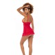 Oh La La Cheri - Valentine Babydoll XL Red Oh La La Cheri - Valentine Babydoll XL Red