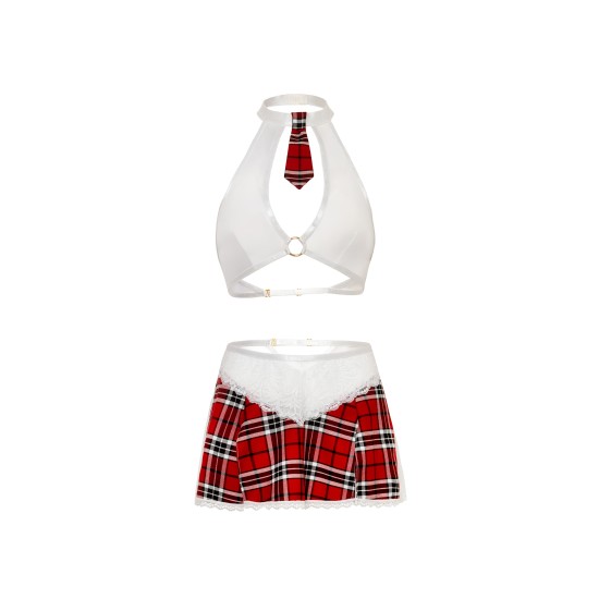Oh La La Cheri - Academic Affair Set - L/XL - Red/White Oh La La Cheri - Academic Affair Set - L/XL - Red/White