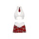 Oh La La Cheri - Academic Affair Set - L/XL - Red/White Oh La La Cheri - Academic Affair Set - L/XL - Red/White
