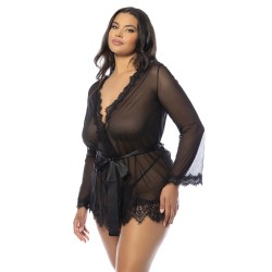 Oh La La Cheri - Provence Robe Plus - 1X/2X -  Black
