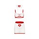 Oh La La Cheri - Naughty Nurse Set Plus - 1X/2X - Red/White Oh La La Cheri - Naughty Nurse Set Plus - 1X/2X - Red/White