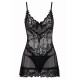 Oh La La Cheri - Valentine Babydoll S Black