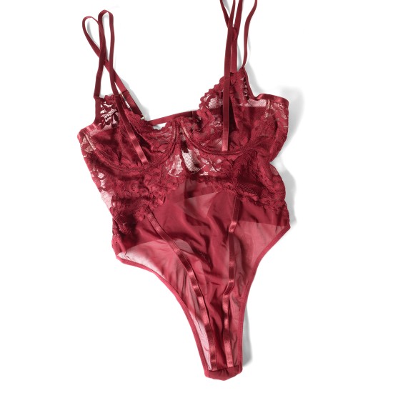 Oh La La Cheri - Marisol Teddy - L/XL - Zinfandel Oh La La Cheri - Marisol Teddy - L/XL - Zinfandel