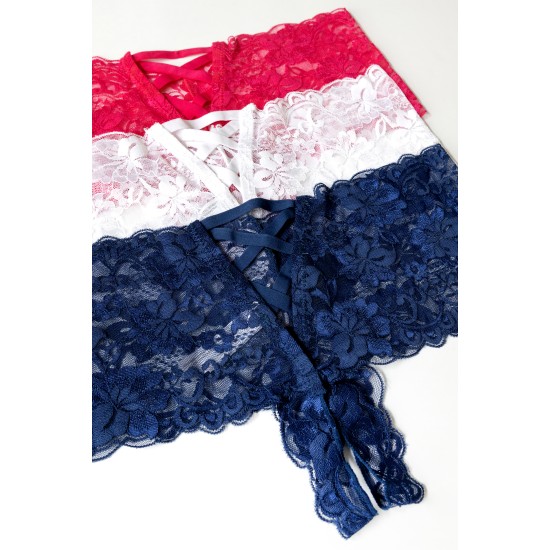 Oh La La Cheri - Goodnight Kiss Panty - L/XL - Red Oh La La Cheri - Goodnight Kiss Panty - L/XL - Red